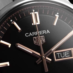 TAG Heuer Carrera Day-Date 41mm Mens Watch Black WDA2111.BA0043