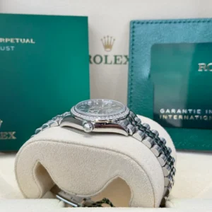 RLX Datejust m278384RBR-0021/0022 Mint Green 31mm Dial Oyster Watch