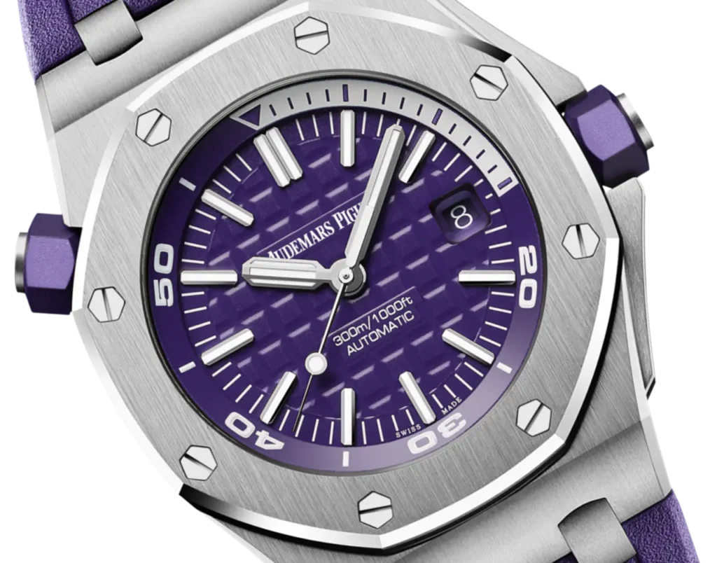 A&P OFFSHORE DIVER Purple Dial 42mm