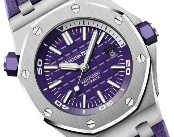 A&P OFFSHORE DIVER Purple Dial 42mm