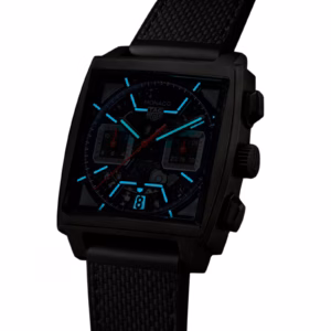 TAG Heuer Monaco Chronograph 39mm Mens Watch Titanium Black CBL2183.FT6236