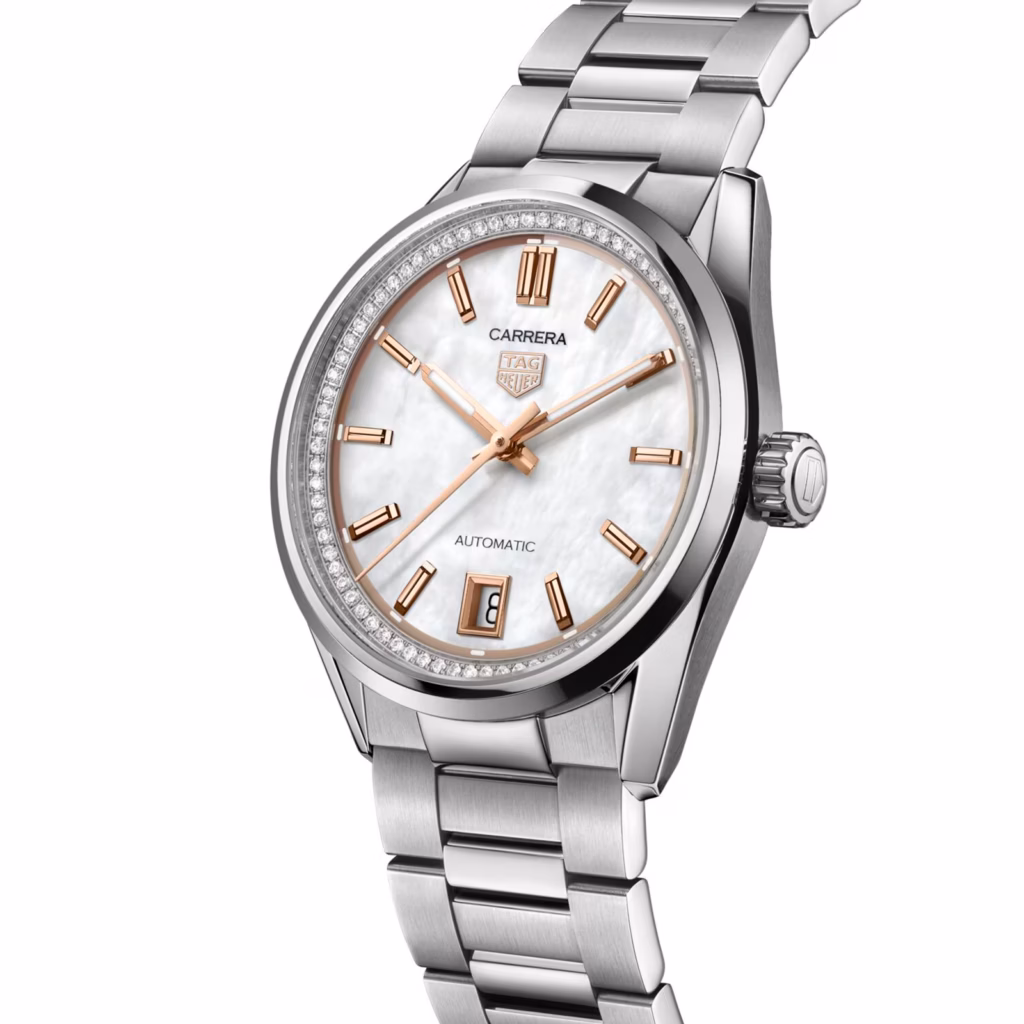 TAG Heuer Carrera Date 36mm Ladies Watch Mother Of Pearl WBN231C.BA0001