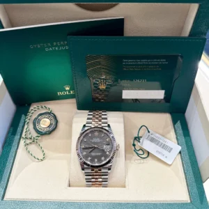RLX Datejust 36mm 126231 Slate Fluted Motif Dial 36mm Jubilee Bracelet