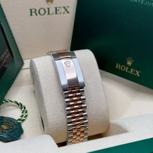 RLX Datejust 36mm 126281 Silver Palm Motif Diamond Dial Oyster Bracelet