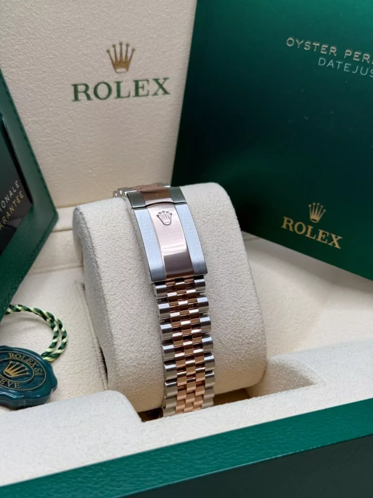 RLX Datejust 36mm 126281 Silver Palm Motif Diamond Dial Oyster Bracelet