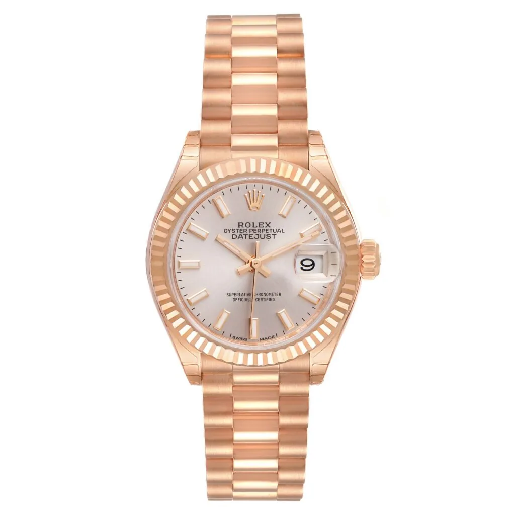 RLX Lady-Datejust 31mm 279175 Rose Dial President Everose Gold