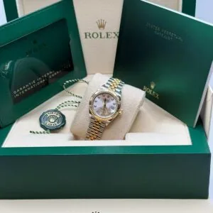 RLX Lady-Datejust 31mm 279173 Silver Diamond Dial Oyster Bracelet