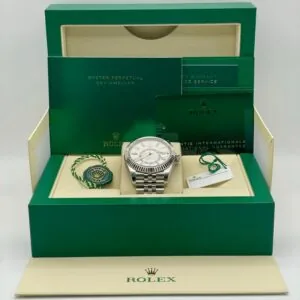 RLX Sky-Dweller 42mm 336934-0003/0004 Stainless Steel White Dial Oyster