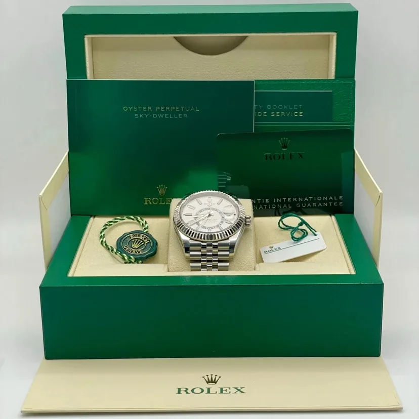 RLX Sky-Dweller 42mm 336934-0003/0004 Stainless Steel White Dial Oyster
