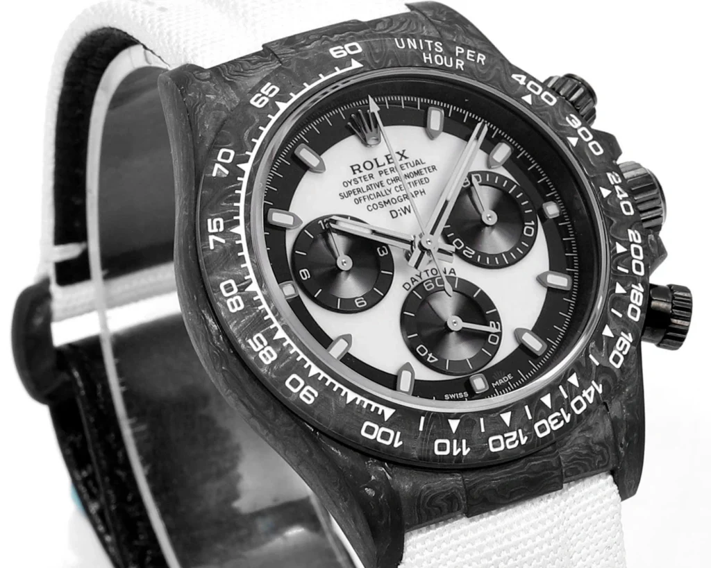 Rolex Cosmograph Daytona DIW Cream Carbon 40mm Replica 1:1 – Top Quality Version