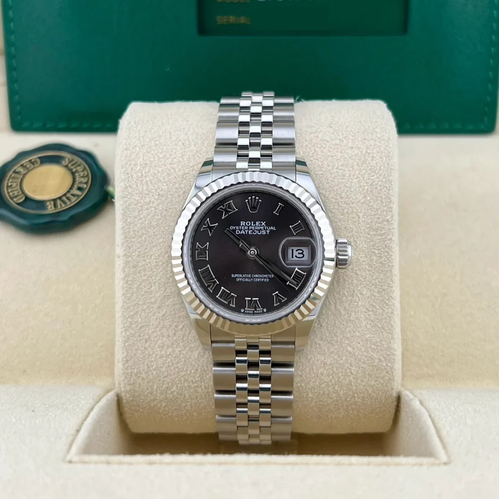 RLX Lady-Datejust 31mm 279174 Dark Grey Roman Dial Oyster Bracelet