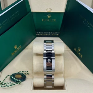 RLX Datejust 41mm 126300 Slate Roman Oyster Stainless Steel Watch
