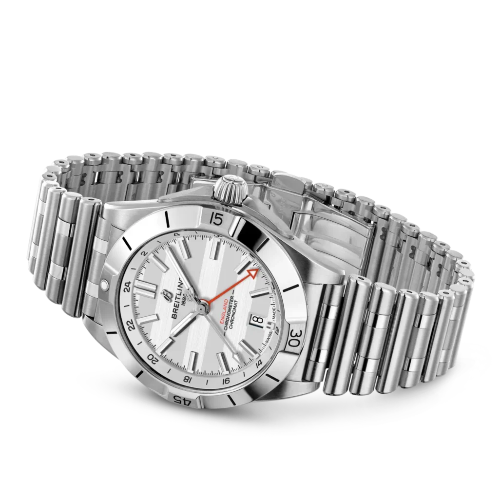 Breitling Chronomat Automatic GMT 40 Six Nations England A323985B1A1A1