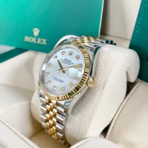 RLX Datejust 36mm 126233 MOP Diamond Dial Jubilee Two-Tone Bracelet Watch