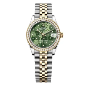 RLX Datejust m278383-0031/0032 31mm Green Floral Dial Oyster Bracelet
