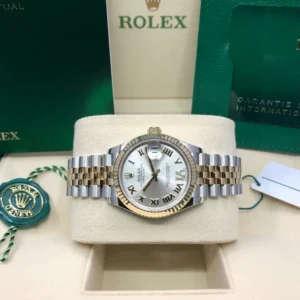 RLX Datejust m278273-0003/0004 31mm Silver Dial Stainless Steel and Yellow Gold Oyster Watch