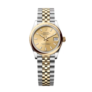 RLX Datejust m278243-0013/0014 31mm Champagne Dial Yellow Rolesor Oyster Watch