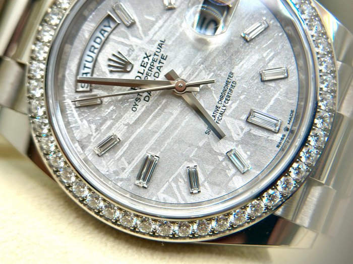 Rolex Day-Date 40mm 228349RBR-0046 White Mother-of-Pearl Dial President Bracelet