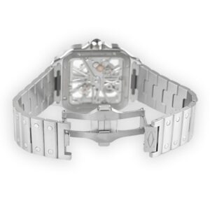 Cartier Santos Large Model Skeleton Watch WHSA0028 - United Luxury