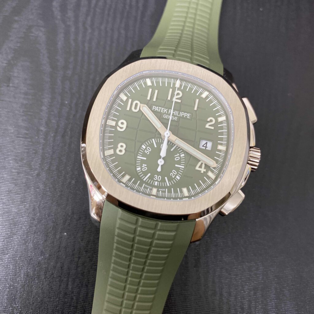 Patek Philippe Aquanaut Khaki Green Mens Watch 5968G-010