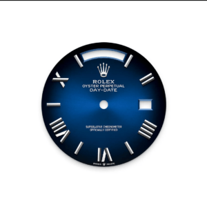 RLX Day-Date 40mm 228349RBR-0045 Blue Ombré Dial President Bracelet