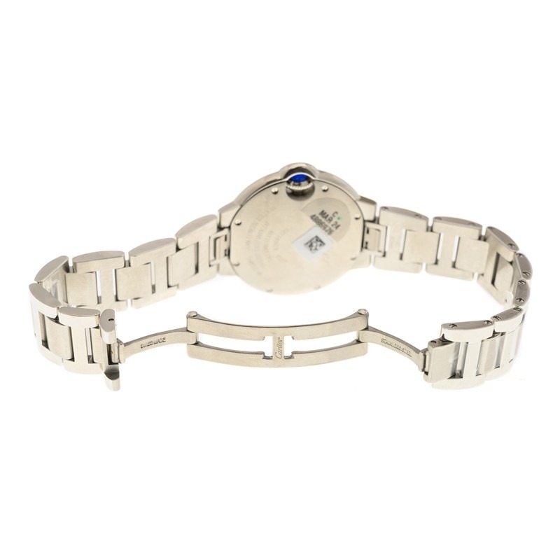 CARTIER Ballon Bleu BLEU Diamond Watch 33mm W4BB0023 - United Luxury