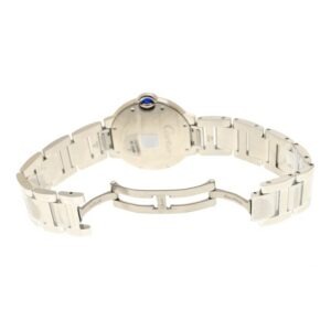 Cartier Ballon Bleu Bleu Silver Diamond 36mm W4BB0024 - United Luxury