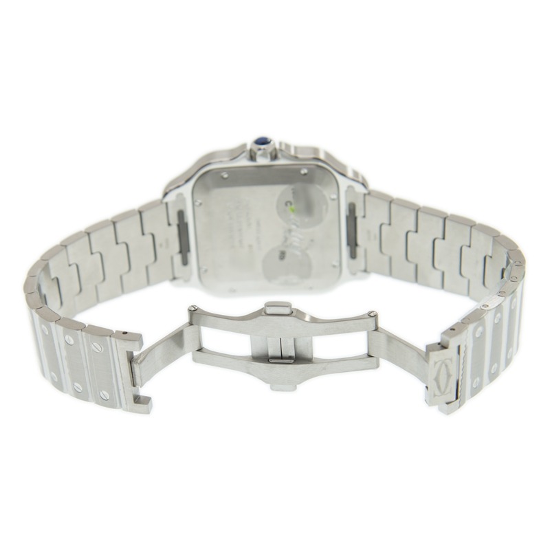 Cartier Santos Large Model Classic Silver WSSA0018 - United Luxury