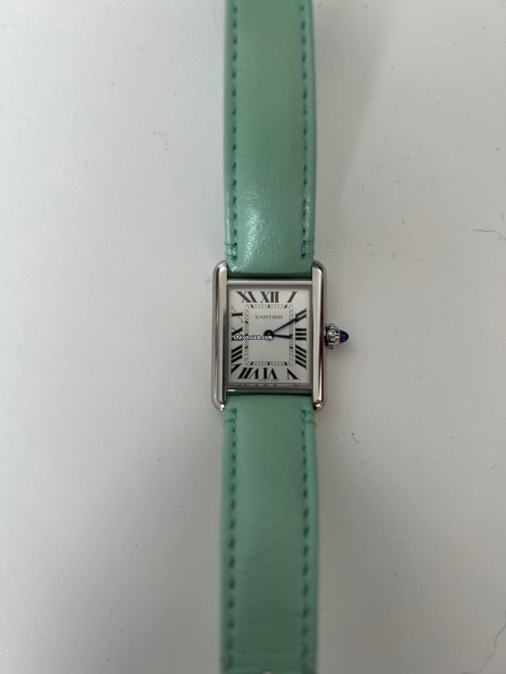 Cartier Tank Must Watch Small Model Green WSTA0061 - United Luxury