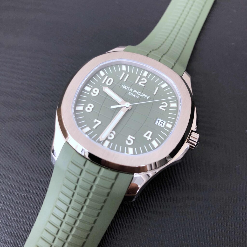 Patek Philippe Aquanaut Khaki Green Dial Watch 5168G-010