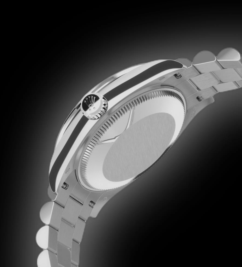 RLX Datejust m278289RBR-0006 Dark Grey Dial White Gold President Watch