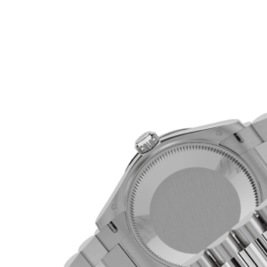 RLX Datejust m278289RBR-0021 Silver Dial White Gold President Watch
