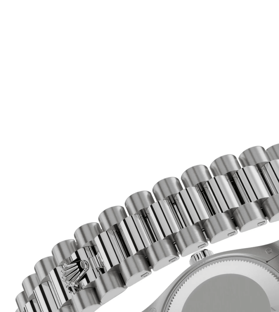 RLX Datejust m278289RBR-0022 Pink Dial White Gold President Watch