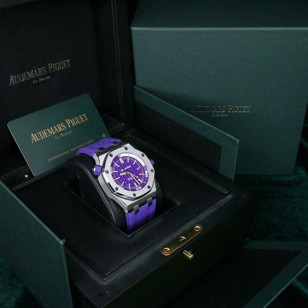 A&P OFFSHORE DIVER Purple Dial 42mm