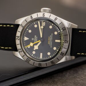 TUDOR Black Bay Pro 39mm Steel Automatic Hybrid Rubber Strap Watch M79470-0003