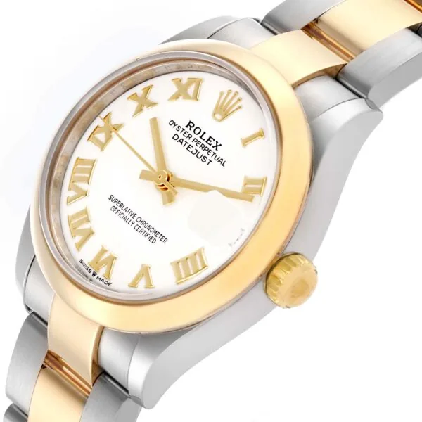RLX Datejust m278243-0001/0002 31mm White Dial Yellow Rolesor Oyster Watch