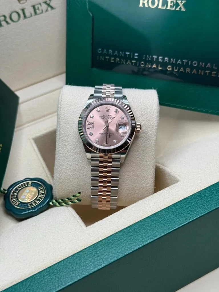 RLX Lady-Datejust 31mm 279171 Rose-colour Diamond Set Oyster Stainless Steel and Rose Gold