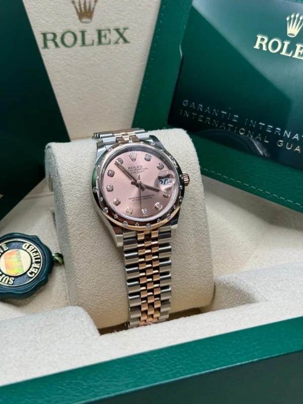 RLX Datejust m278341-0023/0024 Rosé Dial 31mm Oyster Bracelet