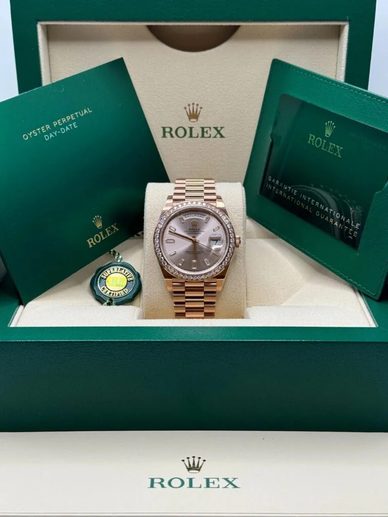 RLX Day-Date 40mm Sundust Diamonds Dial 228345rbr-0007