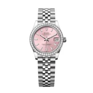 RLX Datejust m278384RBR-0017/0018 Pink 31mm Dial Oyster Watch