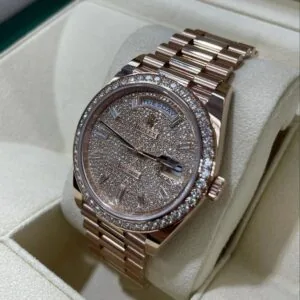 RLX Day-Date 40mm Diamonds Paved Dial 228345rbr-0002