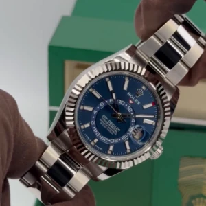 RLX Sky-Dweller 42mm Stainless Steel Blue Dial Oyster - 336934