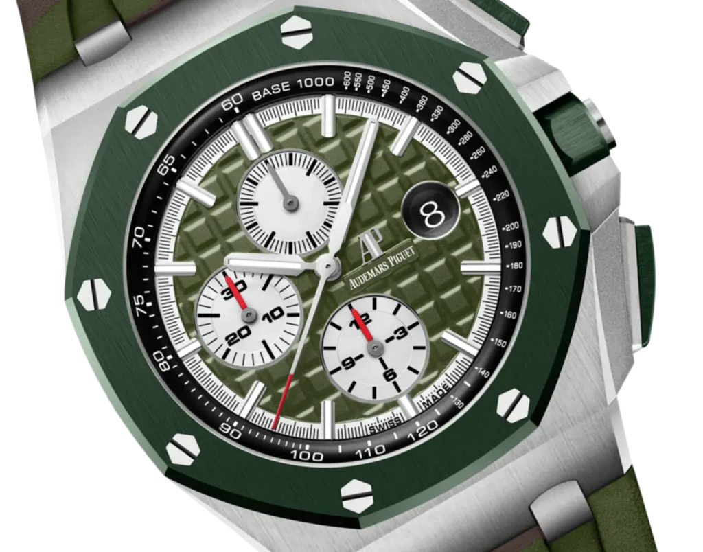 A&P OFFSHORE Khaki Green Camouflage Dial CHRONOGRAPH 44mm