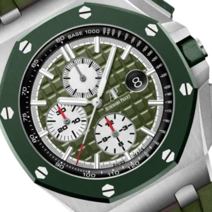 A&P OFFSHORE Khaki Green Camouflage Dial CHRONOGRAPH 44mm