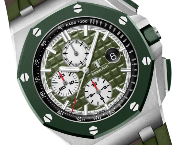 A&P OFFSHORE Khaki Green Camouflage Dial CHRONOGRAPH 44mm