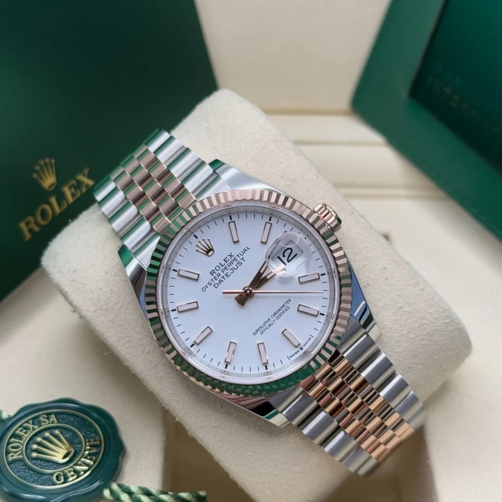 RLX Datejust 36mm 126231 White Dial Jubilee Bracelet
