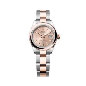 RLX Lady-Datejust 31mm 279161 Rose Stick Dial, Two Tone Stainless Steel & 18K Rose Gold Oyster Bracelet Women's Watch