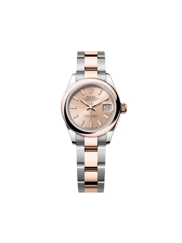 RLX Lady-Datejust 31mm 279161 Rose Stick Dial, Two Tone Stainless Steel & 18K Rose Gold Oyster Bracelet Women's Watch