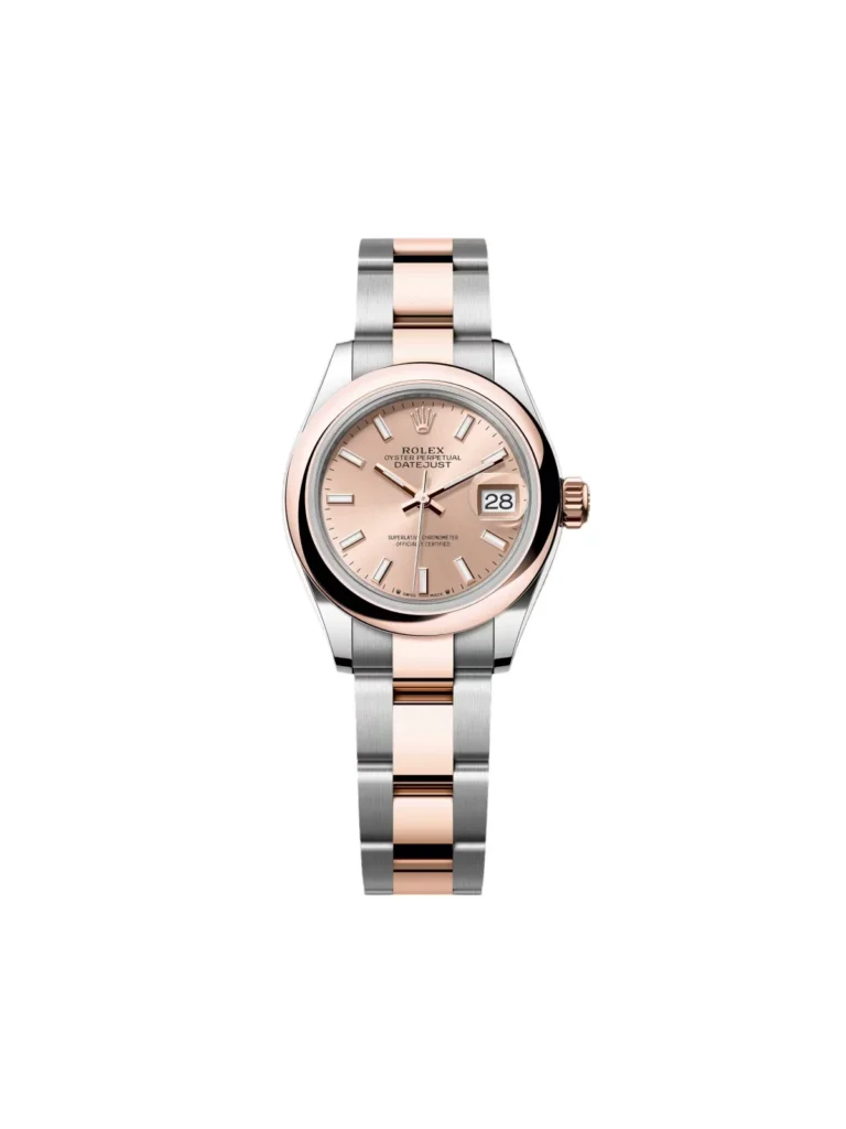 RLX Lady-Datejust 31mm 279161 Rose Stick Dial, Two Tone Stainless Steel & 18K Rose Gold Oyster Bracelet Women's Watch