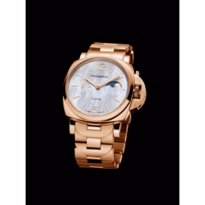 【7A Quality】Panerai Luminor Due Luna TuttoOro 38mm PAM01504